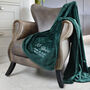 Personalised Emerald Anniversary 55 Years Married Blanket, thumbnail 2 of 4