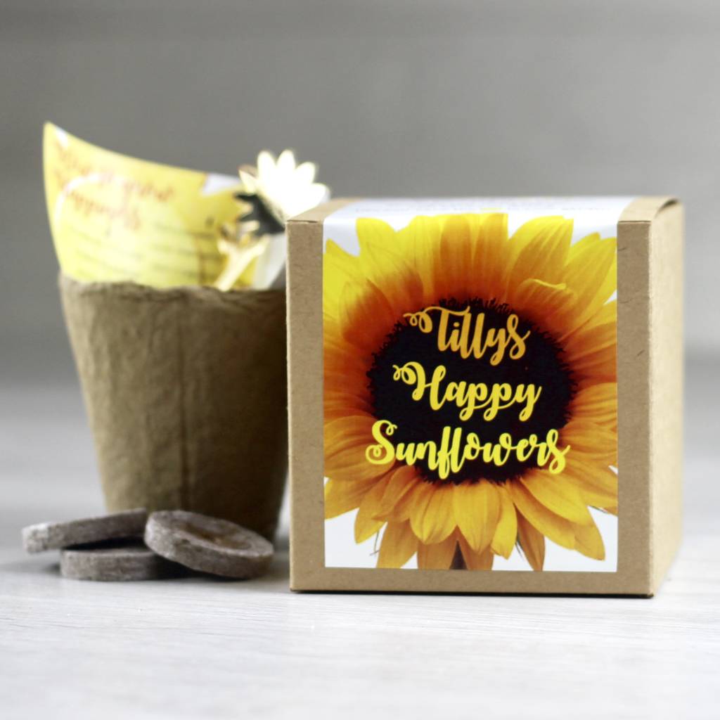 Personalised Happy Sunflowers Kit, 1 of 3