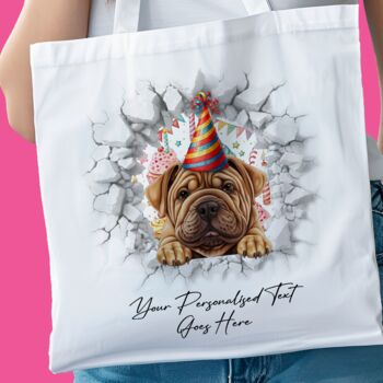Personalised Shar Pei Birthday Break Through, 8 of 8