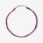 Red Velvet Choker Necklace, thumbnail 4 of 5