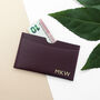 Personalised Luxury Leather Card Holder, thumbnail 12 of 12