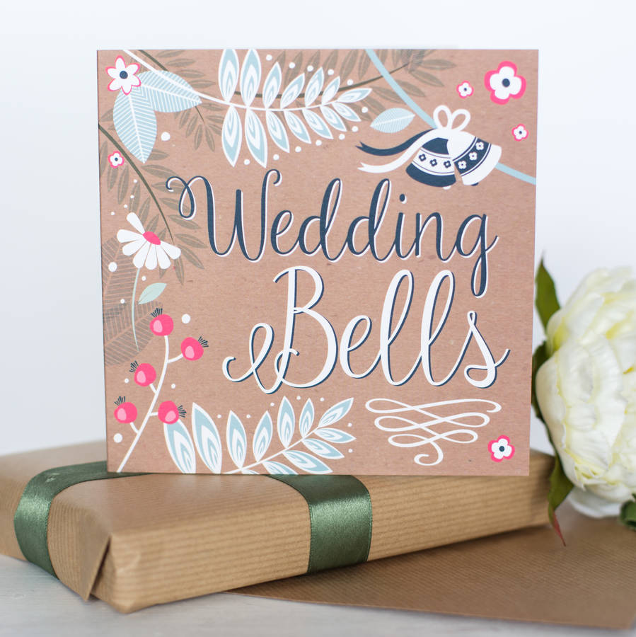 Wedding Bells Card By Allihopa | notonthehighstreet.com