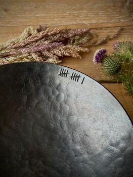 Large Hammered Steel Bowl For 11th Anniversary, 2 of 10