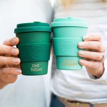 Couples Personalised Etched Travel Mugs Duo, 7 of 7