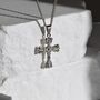 Crucifix Necklace Man, Handmade 316 L Stainless Steel, thumbnail 2 of 4