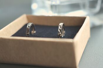 Huggie Hoop Earrings Sterling Silver Everyday Jewellery, 8 of 8
