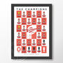Arsenal Expanded Champions Squad 25/26 Poster, thumbnail 6 of 6