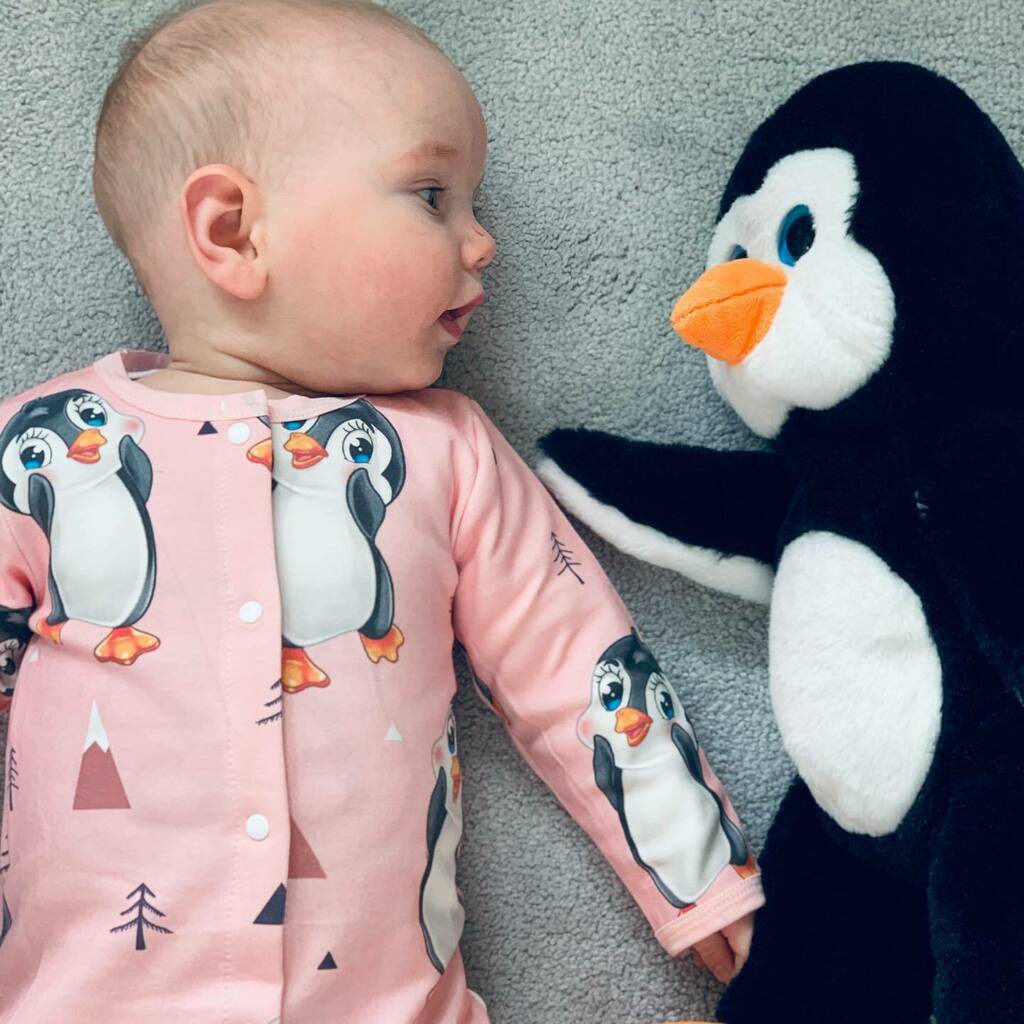 Posy The Penguin Baby Grow, 1 of 6