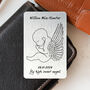 Personalised Baby Remembrance Metal Wallet Card, thumbnail 1 of 6