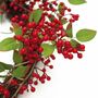 60cm Artificial Christmas Natural Red Berry Wreath, thumbnail 2 of 8