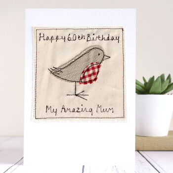Personalised Robin Birthday Card For Him Or Her, 6 of 12
