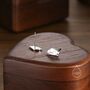Blobfish Stud Earrings In Sterling Silver, thumbnail 6 of 10