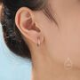 Minimalist Huggie Hoop Earrings 6mm To 18mm Hoops, thumbnail 6 of 12