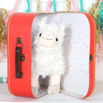 Soft Llama Toy With Personalised Carry Case, 2 of 7