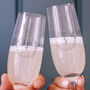Personalised Pair Of Heart Wreath Champagne Glasses, thumbnail 2 of 3