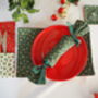 Green Holly Reusable Pullable Christmas Crackers, thumbnail 1 of 7