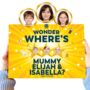 Personalised Mum Photo Gift Book 'Wonder Where’s Mum And Two Children?', thumbnail 1 of 10