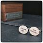 Personalised Teacher's Gift Cufflinks, thumbnail 2 of 5