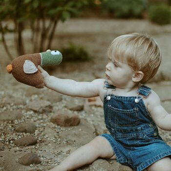 Handmade Mallard Duck Fair Trade Toy, 2 of 4