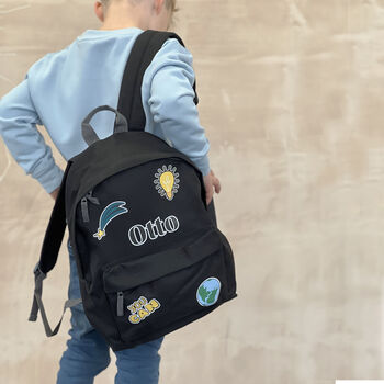 Personalised Sticker Style School Bag, 2 of 2