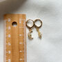 18k Gold Plated Moon And Star Hoop Earrings, thumbnail 4 of 4