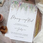 Whimsical Spring Wedding Invitation, thumbnail 1 of 5