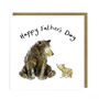 Father's Day Card With Bears Bertram And Barry, thumbnail 1 of 1