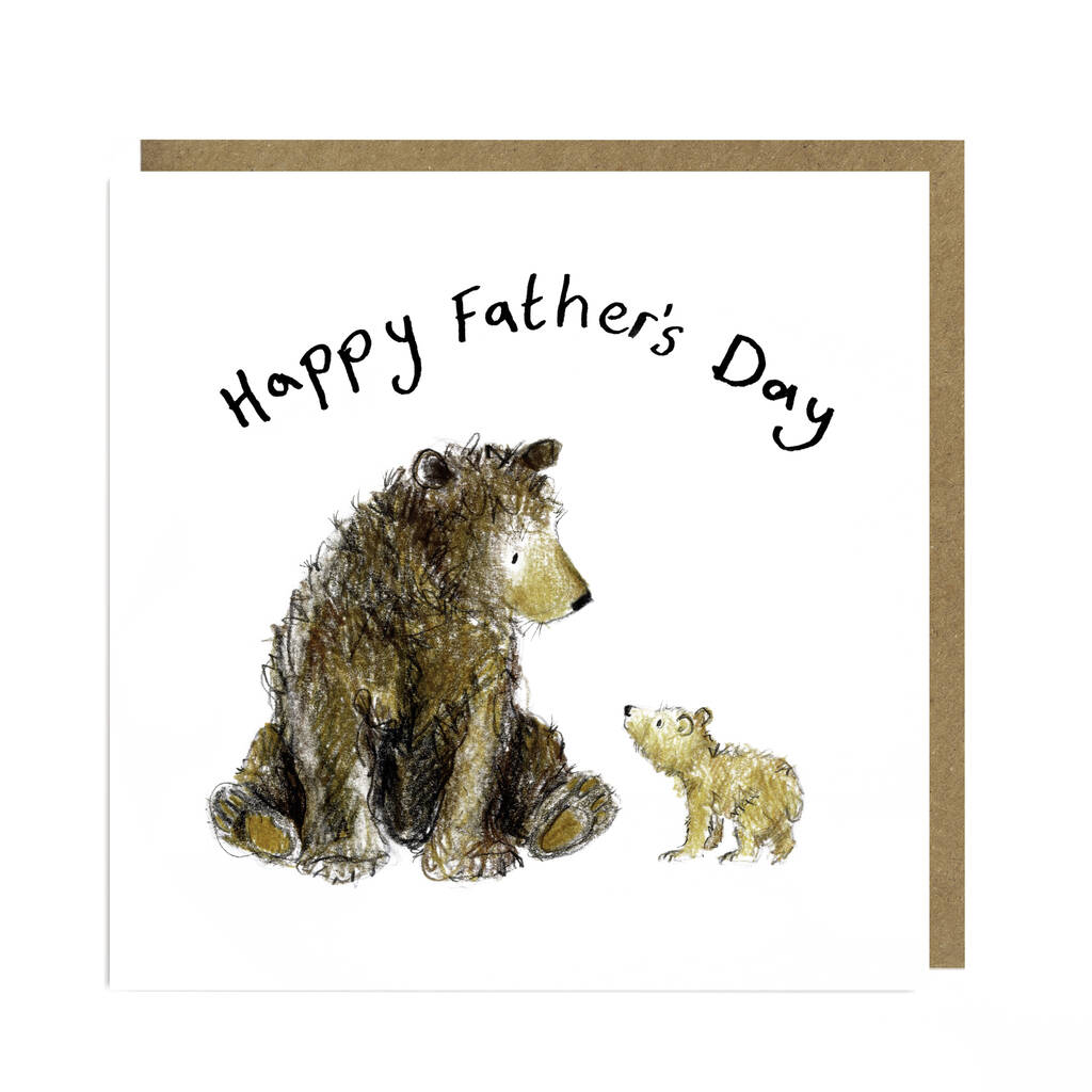Father's Day Card With Bears Bertram And Barry