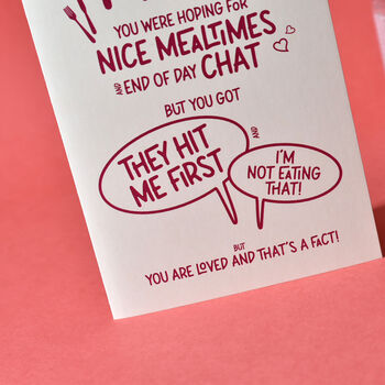 I'm Not Eating That Funny Mother's Day Card, 2 of 4