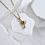 18 K Gold Mini Chalice Cup Necklace Gift Trophy, thumbnail 2 of 3