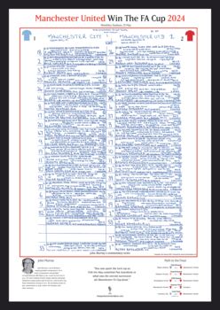 2024 Fa Cup Final Man City V Man Utd Commentary Sheets, 5 of 6