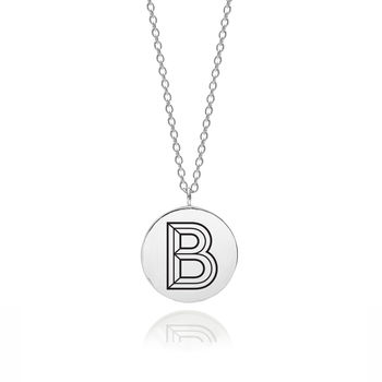 Personalised Sterling Silver Facett Initial Necklace, 4 of 8