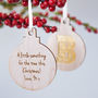 Personalised Gold Foil Initial Letter Bauble, thumbnail 2 of 6