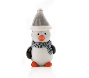 Hand Blown Little Glass Penguin, 2 of 2