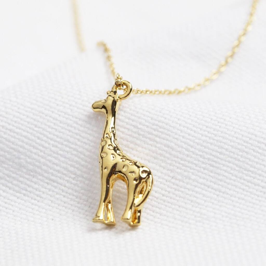 Giraffe Pendant Necklace, 1 of 4