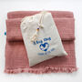 Cotton Muslin Towel Throw, Mothers Day Gift, thumbnail 5 of 11