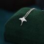 Manta Ray Pendant Necklace In Sterling Silver, thumbnail 2 of 12