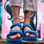 Pastel Ombre Multicoloured Beaded Anklet, thumbnail 2 of 4