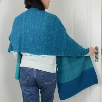 Turquoise Blue Scarf, 4 of 4