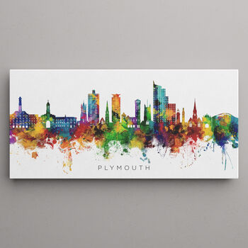 Plymouth Skyline Cityscape Art Print, 2 of 12