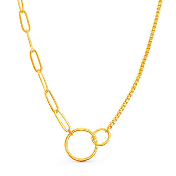 Contrast Chain Necklace With Infinity Pendant, 4 of 4