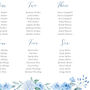 Blue Hydrangea Floral Table Plan, thumbnail 4 of 4