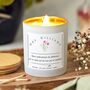 End Of Year Thank You Teacher Personalised Candle, Teaching Assistant Gift, thumbnail 1 of 10