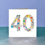 Mens Hobbies 40th Birthday Card, thumbnail 3 of 4