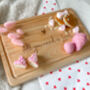 Personalised Valentine’s Breakfast Chopping Graze Board, thumbnail 5 of 5