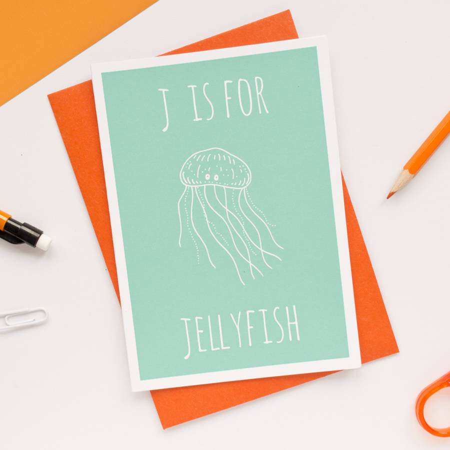 Jellyfish Card By Darwin Designs | notonthehighstreet.com