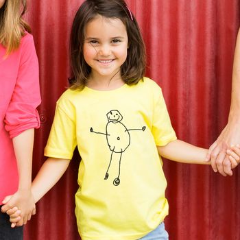Child's Tshirt Printed With Their Drawing, 4 of 10