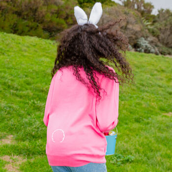 Easter Bunny Rabbit Sweatshirt Jumper, 2 of 10