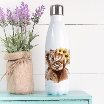 Highland Cow Water Bottle, 2 of 2
