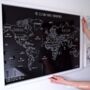 Personalised World Pin Board Map With Pins, thumbnail 6 of 12